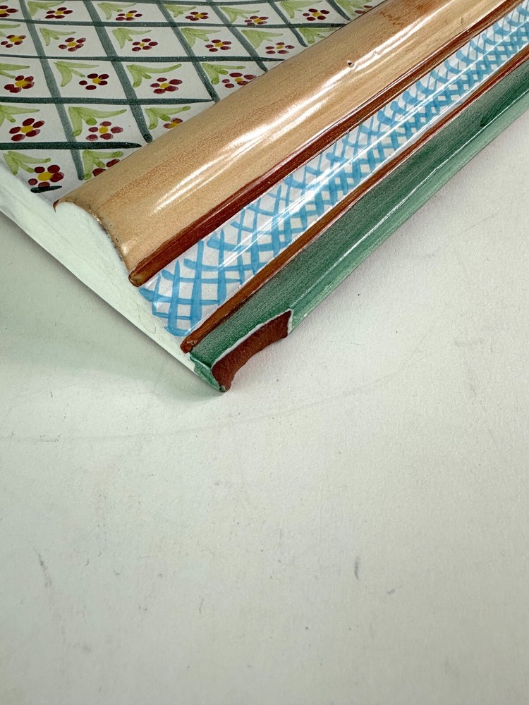 Mackenzie Childs "Heather" Baseboard Moulding Sample