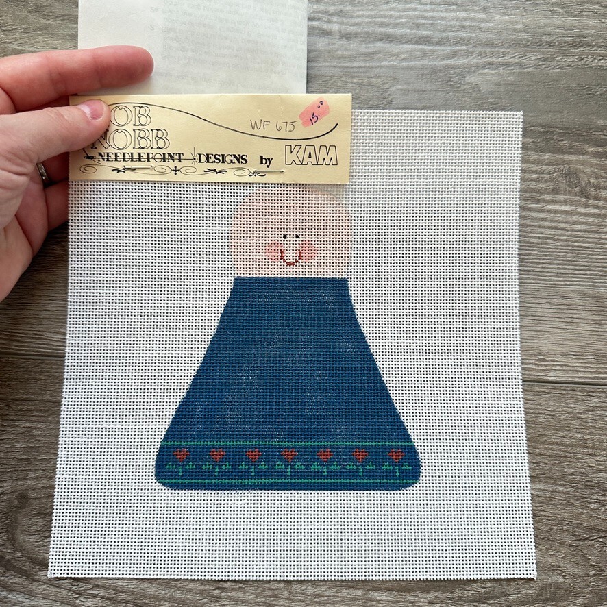 Vintage HOB NOBB Wee Friend Needlepoint Canvas