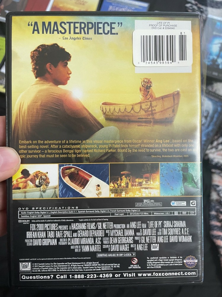 Life of Pi DVD