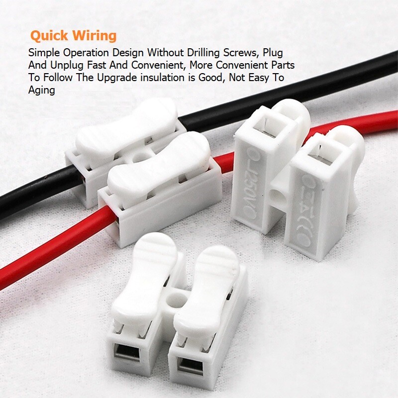 10pcs Auto Electrical Cable Wire Connectors Quick Splice Self Locking Terminal