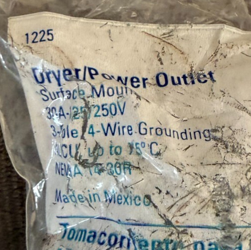 Surface Mount Dryer/Power Outlet - Eagle Electric - 1225