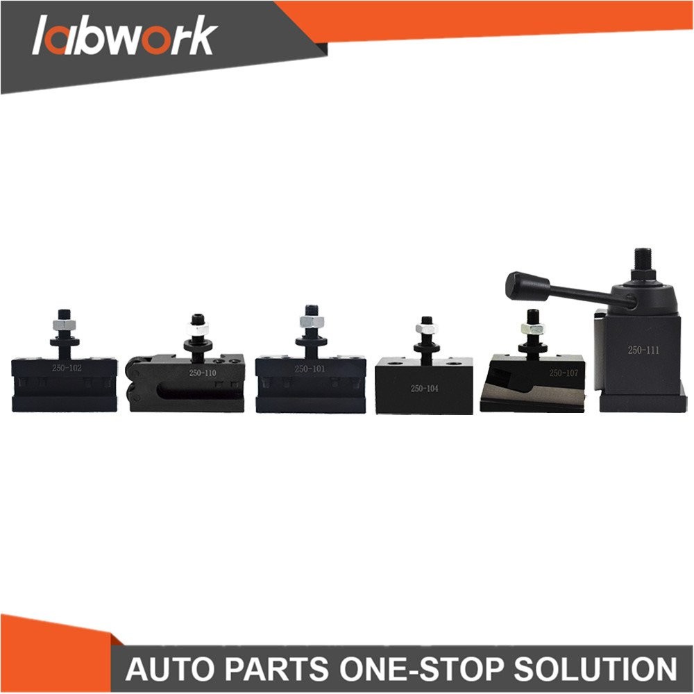 Labwork 6 Pack AXA 250-111 Set Wedge Type Quick Change Tool Post Swing Dia 12"