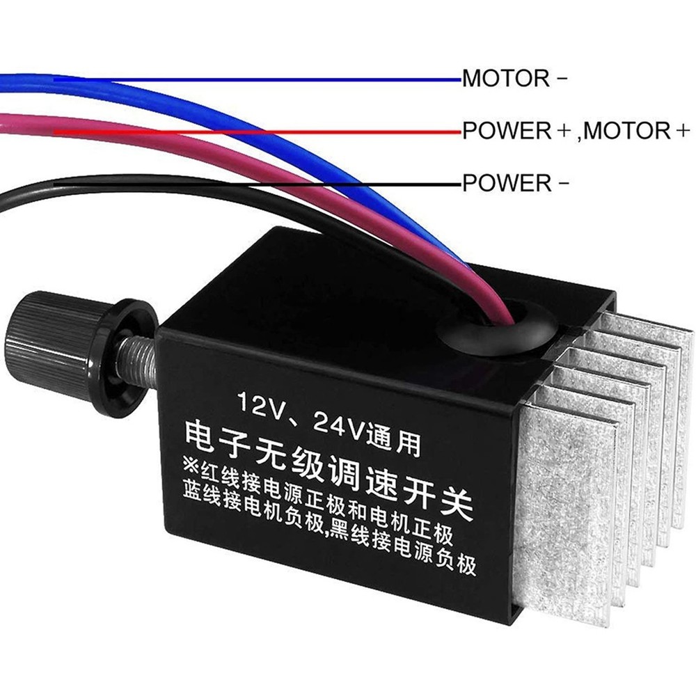 1Pc motor speed controller DC 12V / 24V 10A motor speed controller switch for A7716