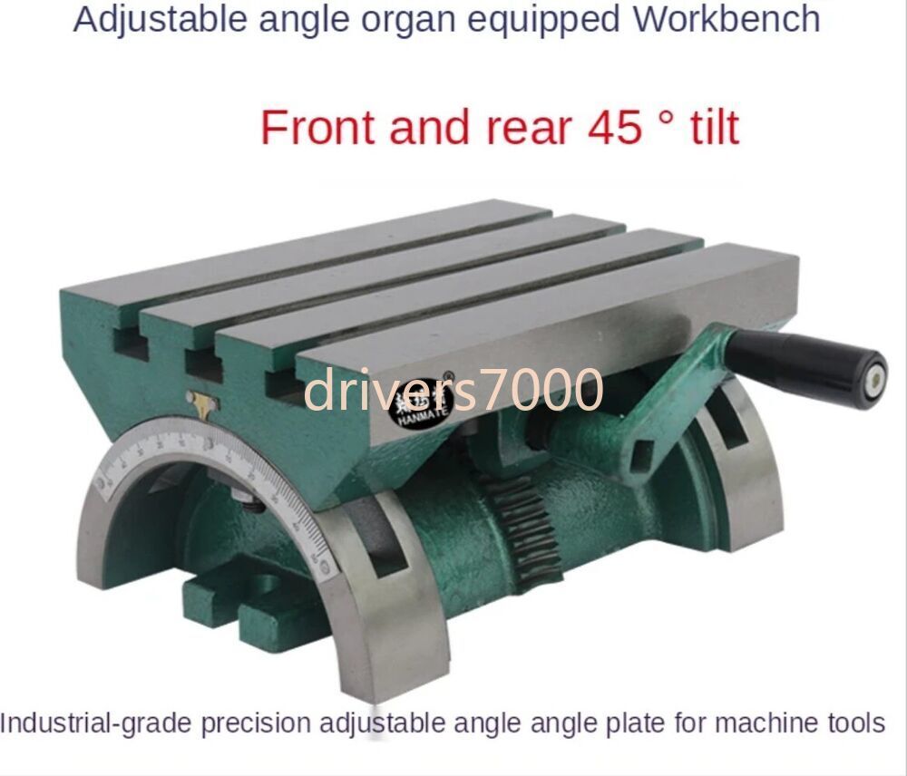 7-inch Multi-Purpose Compact Drilling and Milling Machine Stand Table Slide