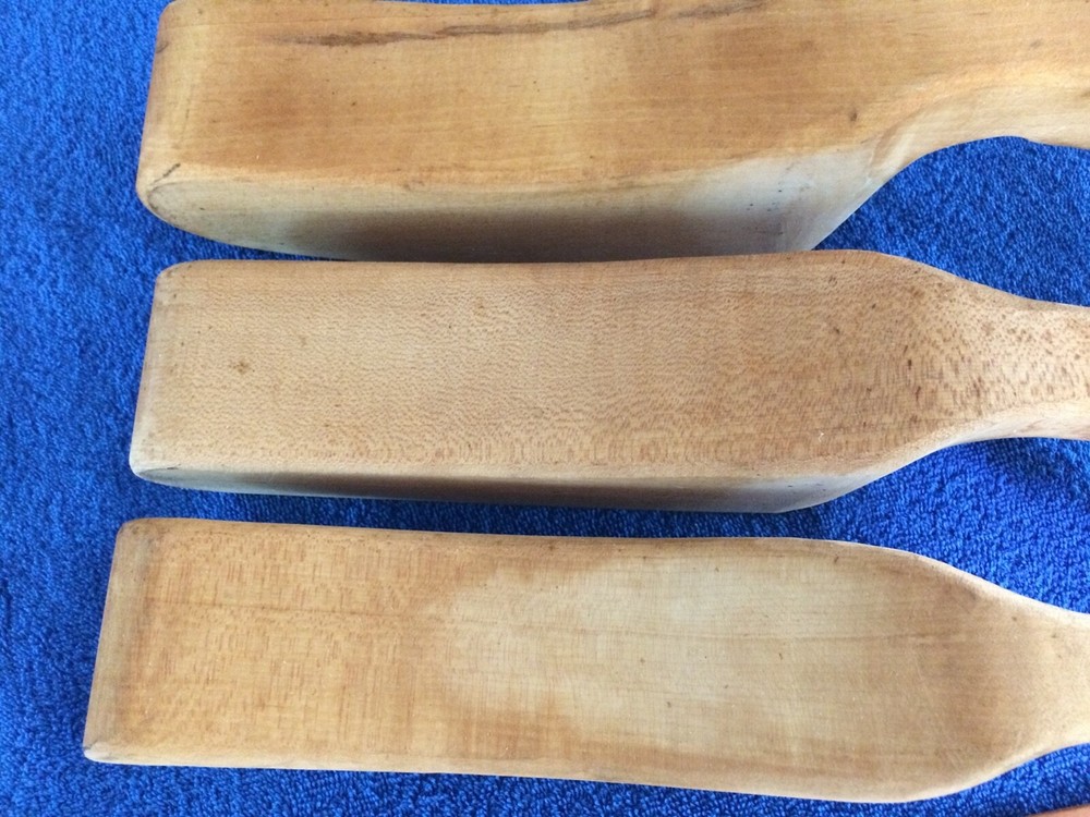 Wooden Panel Beater Slapping Hammers with Leather Straps