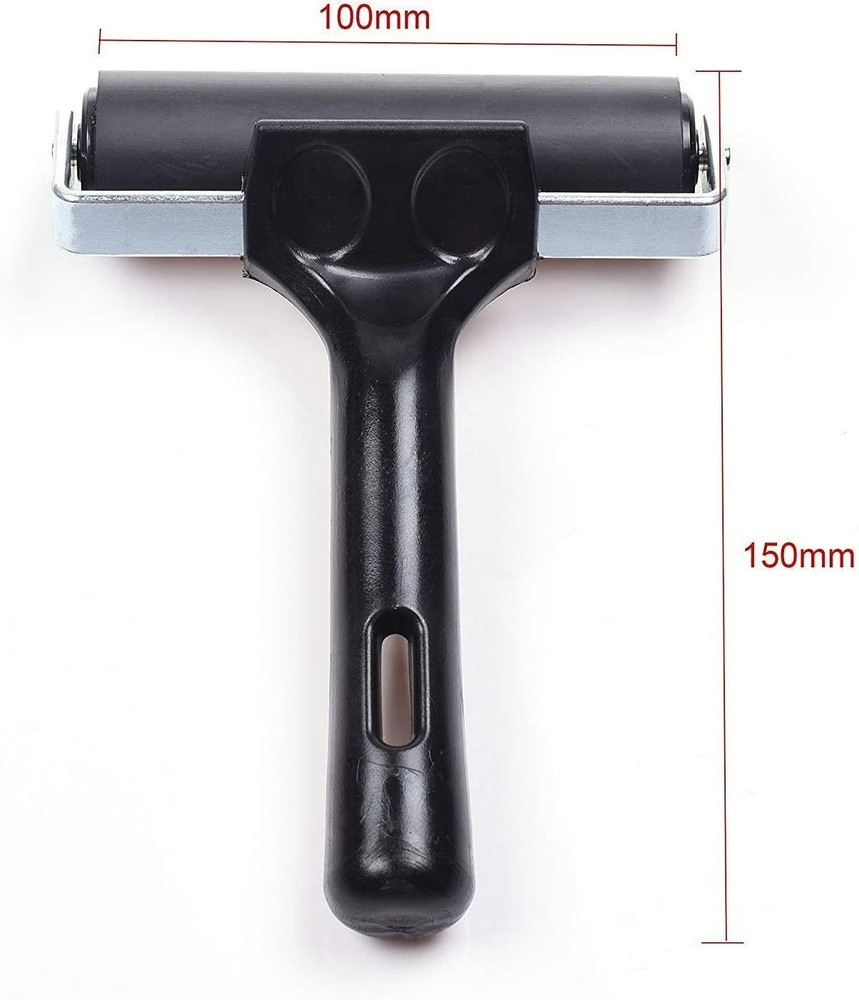 4-Inch Rubber Brayer Roller for Printmaking, Great for Gluing Application Also.