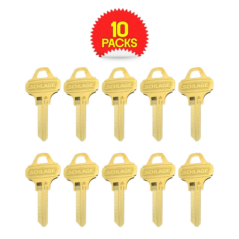C125 Key Blank 6-Pin Brass