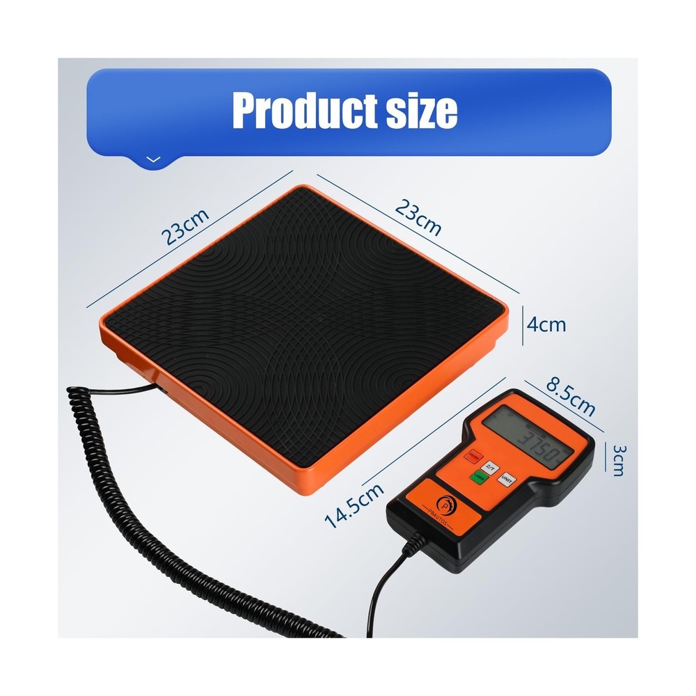 110LBS Electronic Digital Charging Weight Scale with Portable Cas...