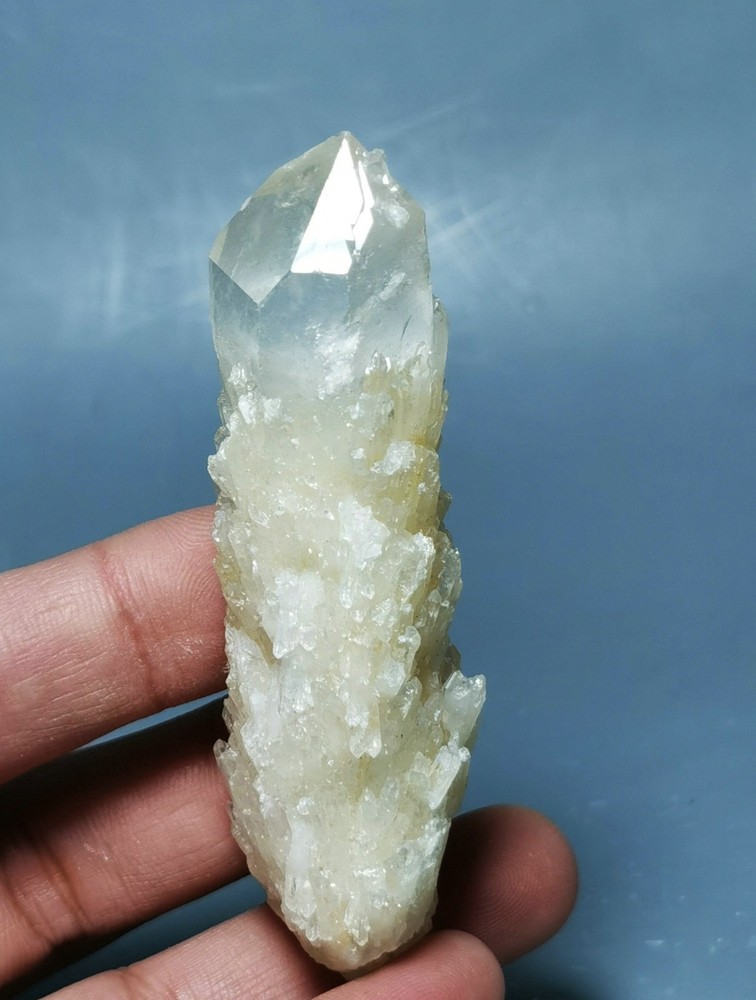 Rare Natural Himalayan Quartz Crystal Cluster Specimen