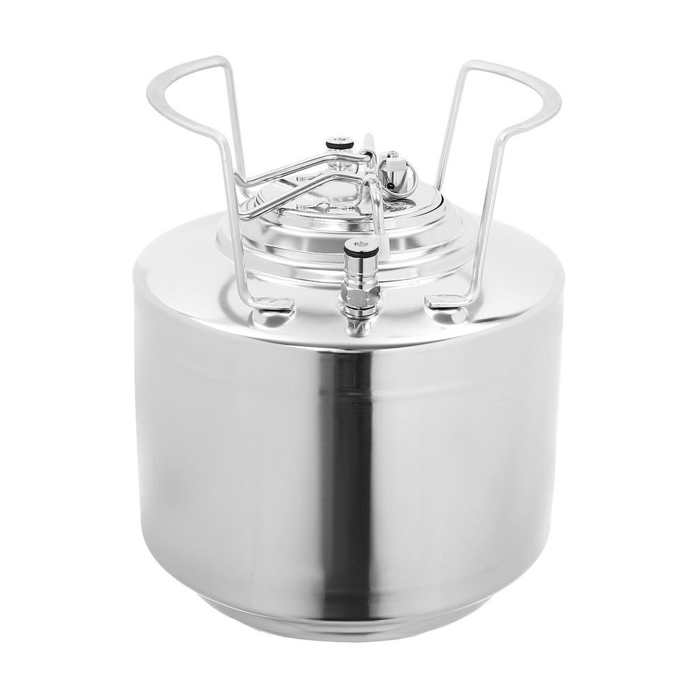 6L Mini Ball Lock Keg 304 Stainless Steel Home Brewing Keg Beer Brewing Keg