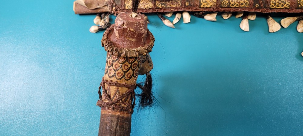 Highly Decorated Southeast Asian Sword Knife with Scabbard