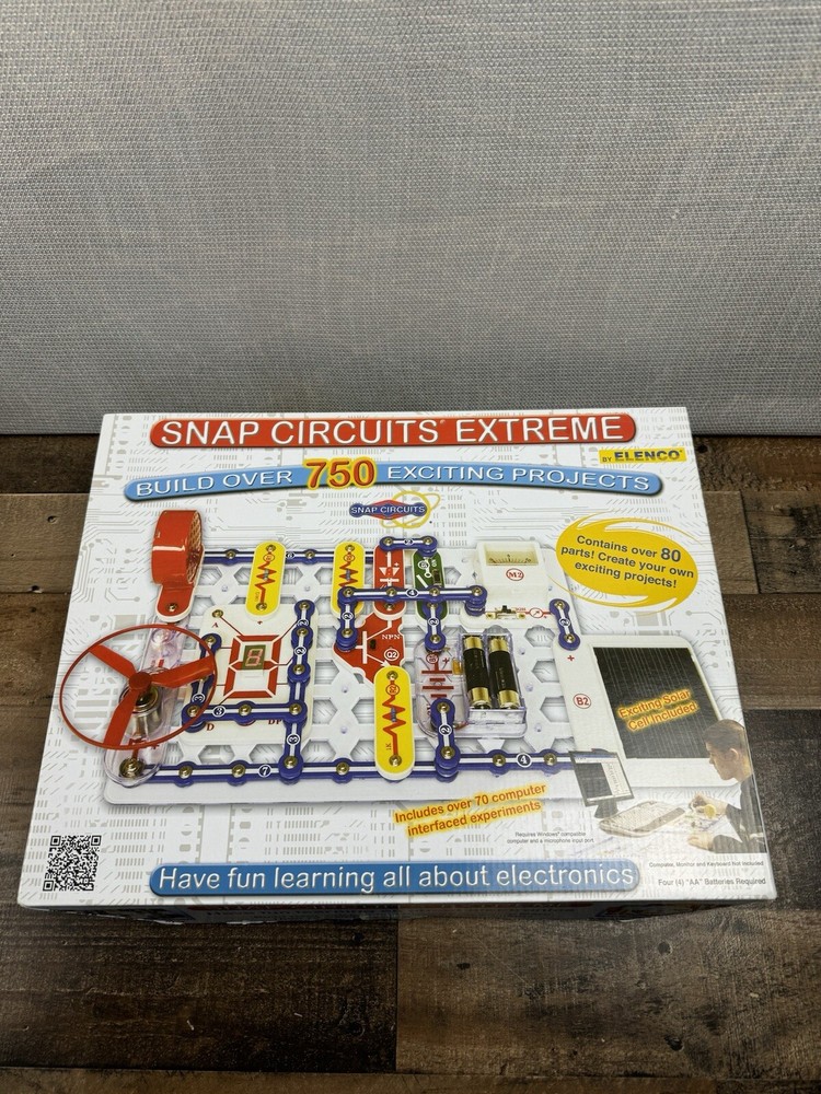 Elenco Electronics Snap Circuits Extreme 750 Experiments Kit (SC750)