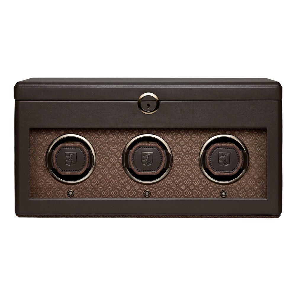 WOLF Earth Triple Watch Winder- Coffee