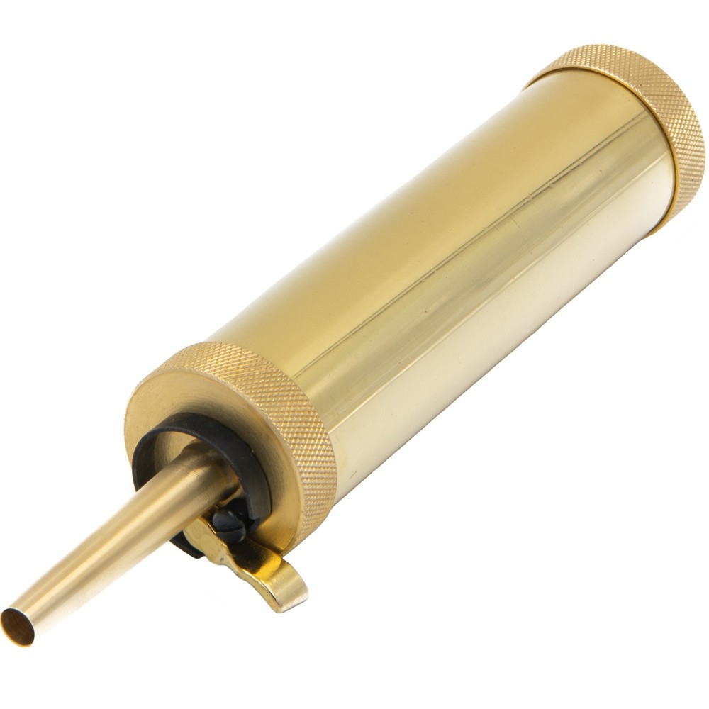 Muzzle-Loaders™ Black Powder Flask - 1350 Grain Capacity - Brass Powder Flask