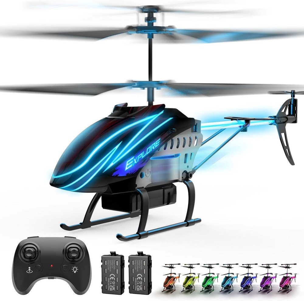 Educational Remote Control Helicopter for Ages 8+: 30 Min Flight, Durable & Fun