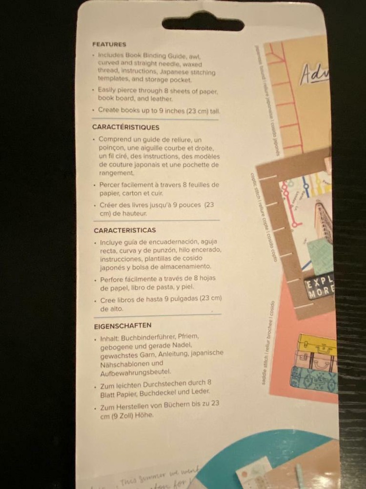 We R Memory Keepers Journal Book Binding Punch Guide - (6 Pieces)