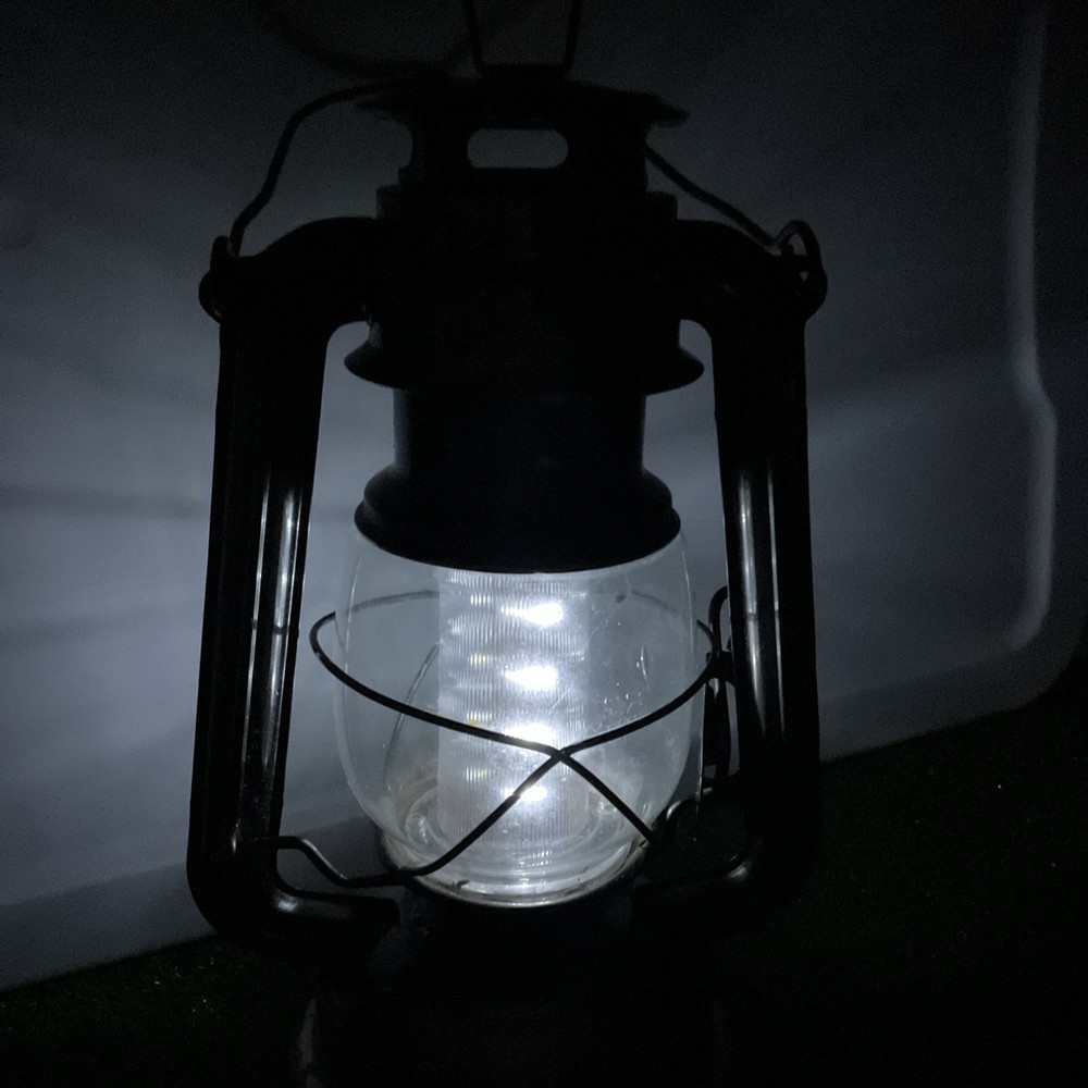 Conductors Lantern LED Lantern Light Excellent Condition Bronze Color