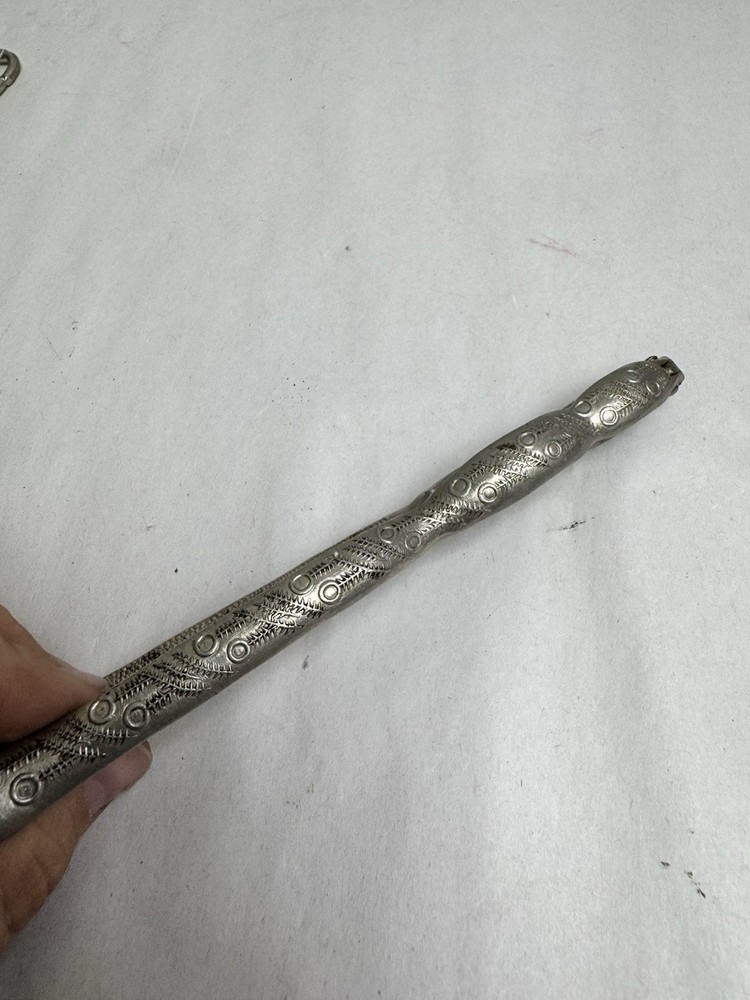 vintage Metal Handheld Nutcracker Decorative Patterned Handle