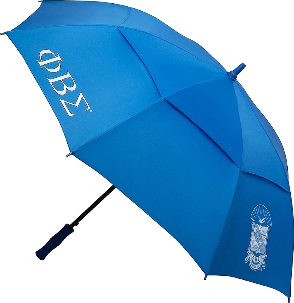 Phi Beta/&Beta; Sigma Large Classic Umbrella [Blue - 27"]