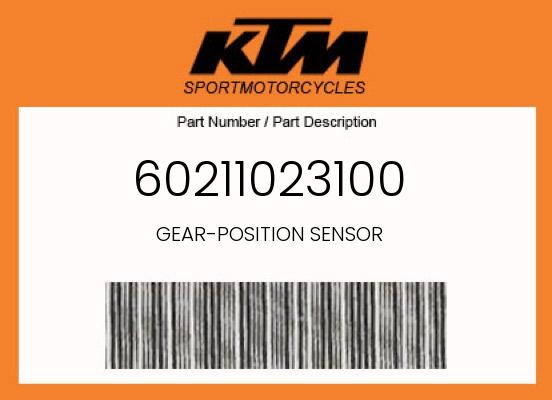 KTM Genuine Gear-Position Sensor - 60211023100
