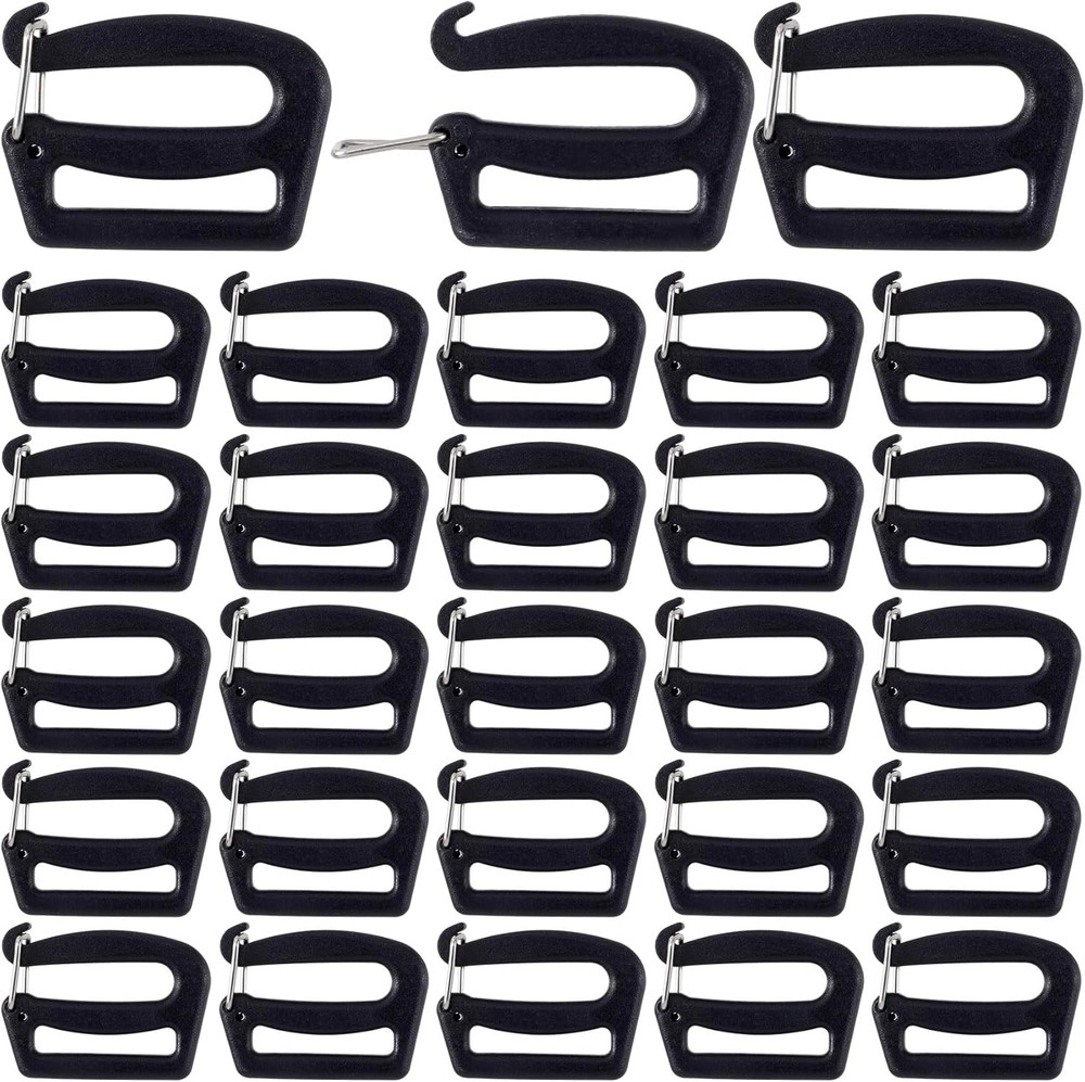 25Mm G Hook Webbing Connecting Buckles Adjustable Plastic Clips for Straps