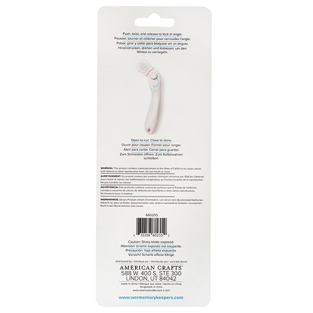 WE R MEMORY KEEPERS - BASIC HAND TOOLS - ANGLE ROTARY CUTTER 660255 Cortadora
