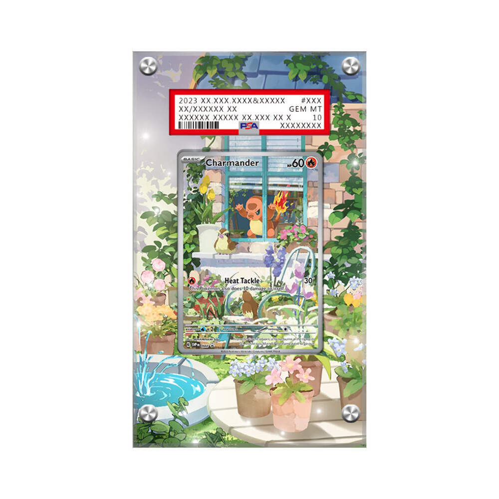 Charmander 044 - Pokémon PSA Extended Artwork Protective Card Display Case