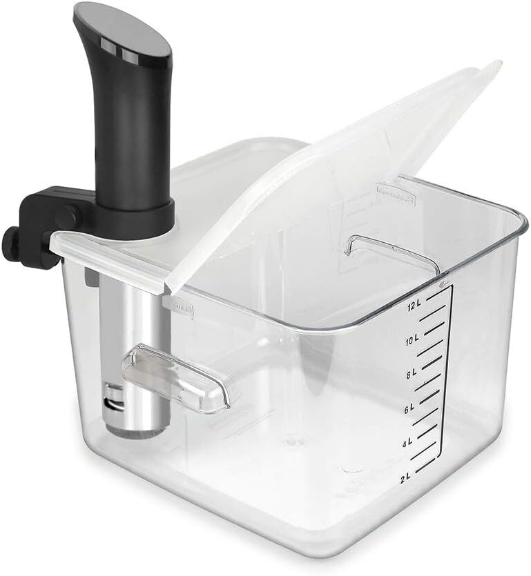 EVERIE Collapsible Hinged Lid Compatible with Corner mount, Semi-Transparent