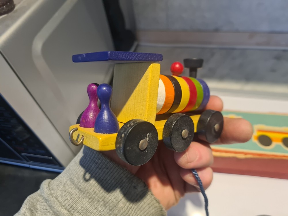 Tofa Wooden Train 1950s 100% Complete