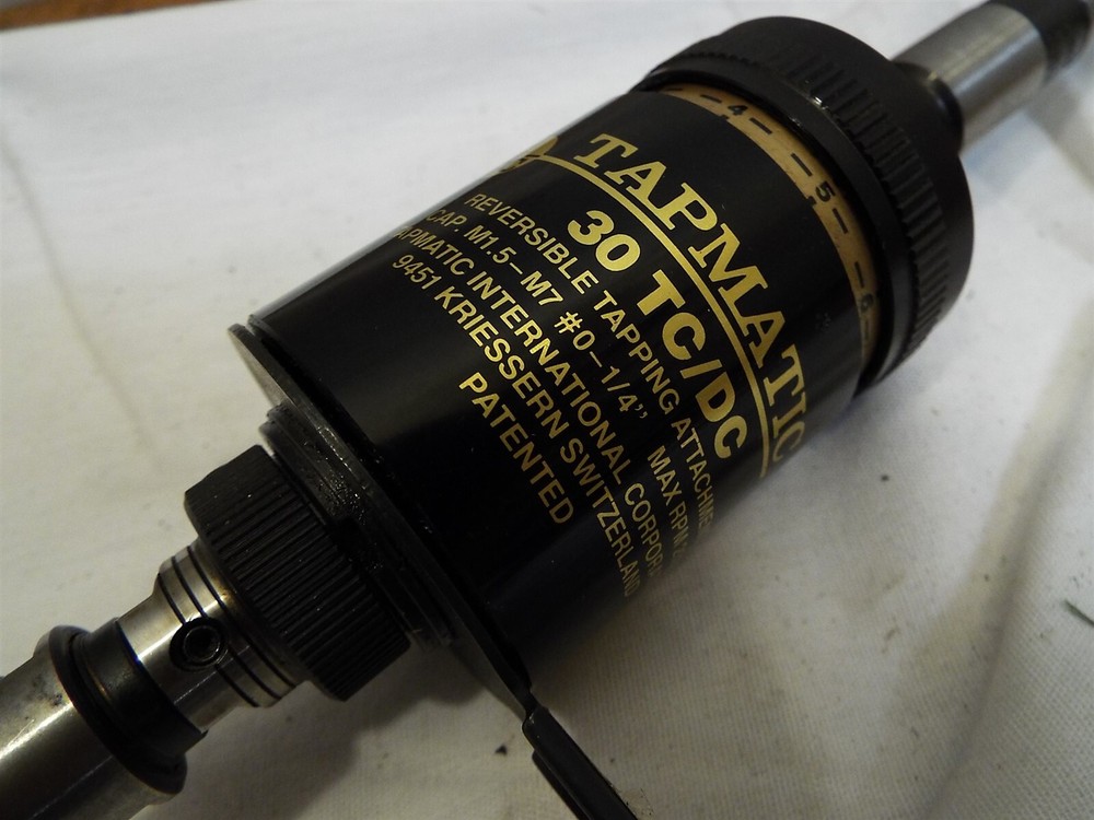 TIC Model 30TC/DC 3/8-24 Mount Reversible Lathe CNC Tapping Head Attachment 30