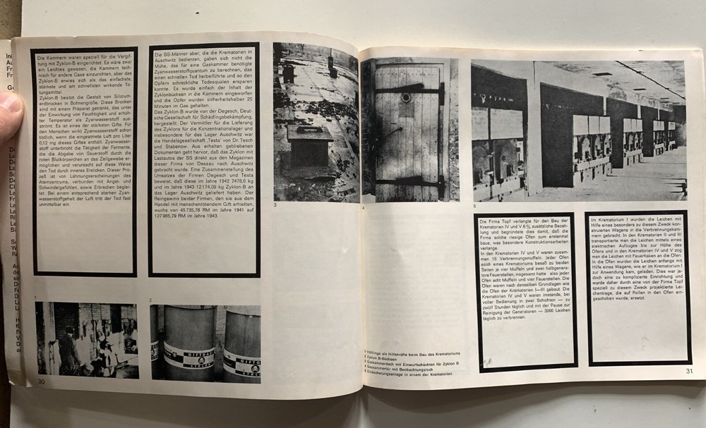 AUSCHWITZ PICTURES DOCUMENTS ONE 1966 FRANKFURTER