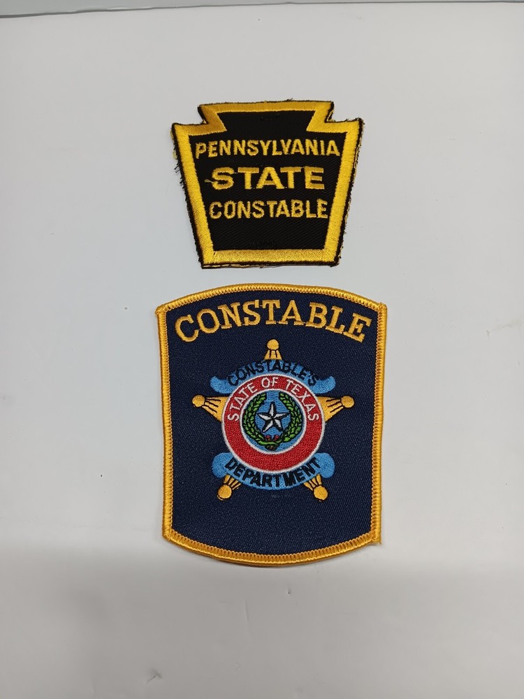 Constable police Shoulder patches used