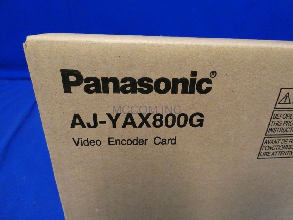 Panasonic AJ-YAX800G Video Encoder Card New