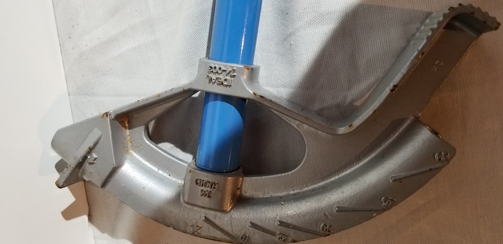 IDEAL CATALOG 74-028 ALUMINUM BENDER WITH HANDLE