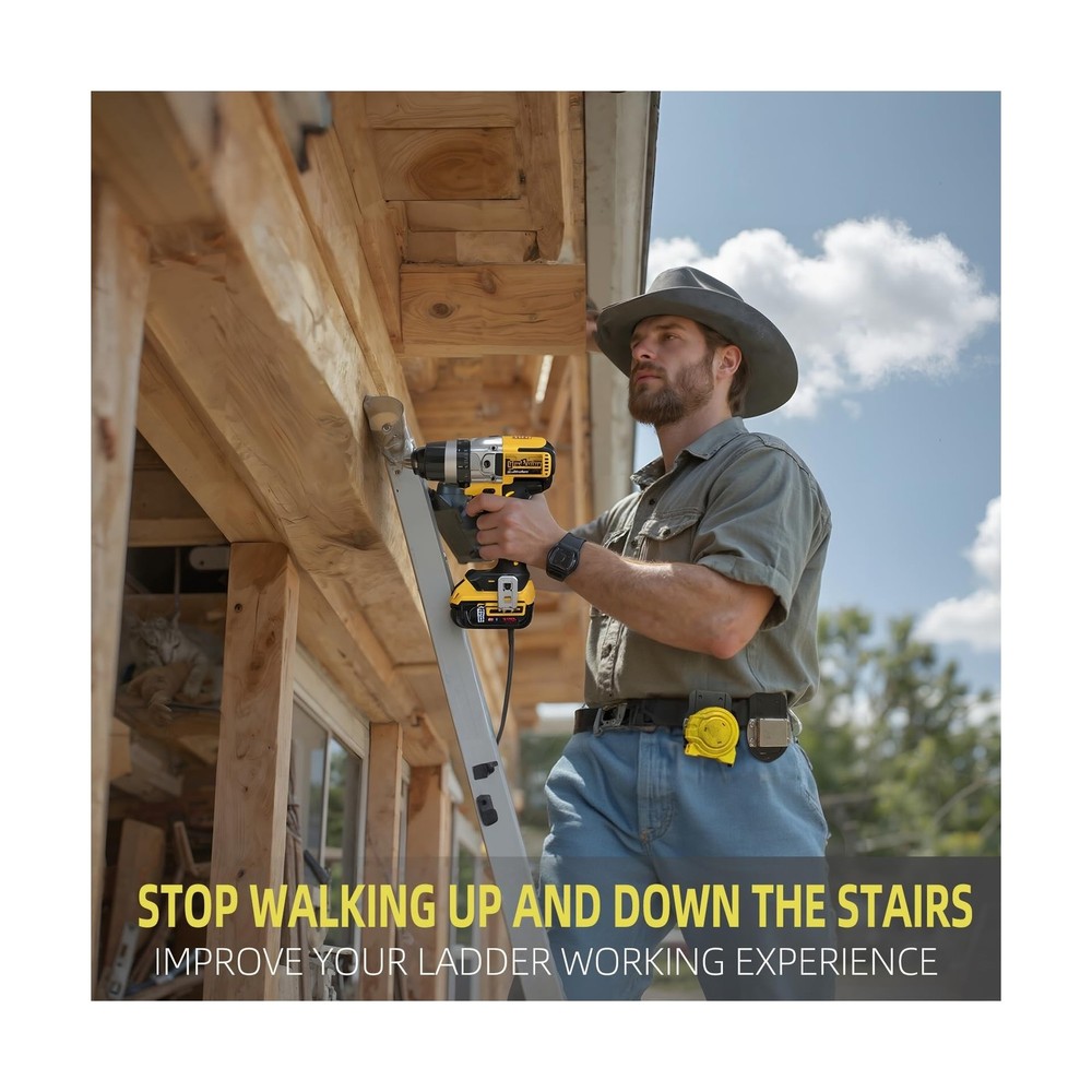 Drill Holder | Clip-On Tool Belt Drill Holder -Simple Portable Hook Suits Cor...
