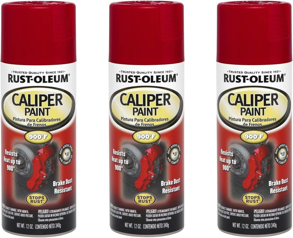 251591 Caliper Spray Paint, 12 Oz, Red