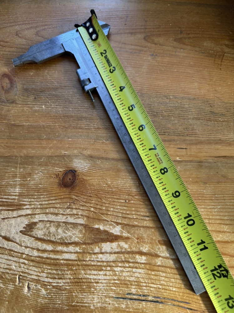 Vntg Large Helios Caliper 10” Caliper - Glashart German