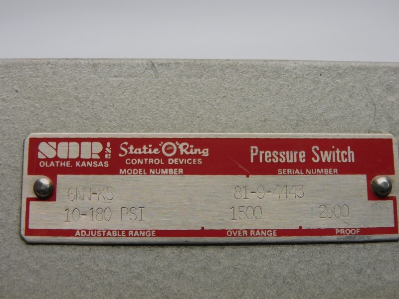 SOR 6NN-K5 10-180PSI UNMP