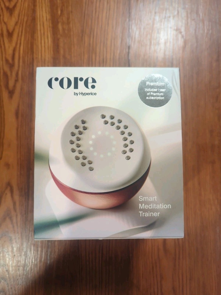 New Hyperice Core Premium Smart Meditation Trainer White