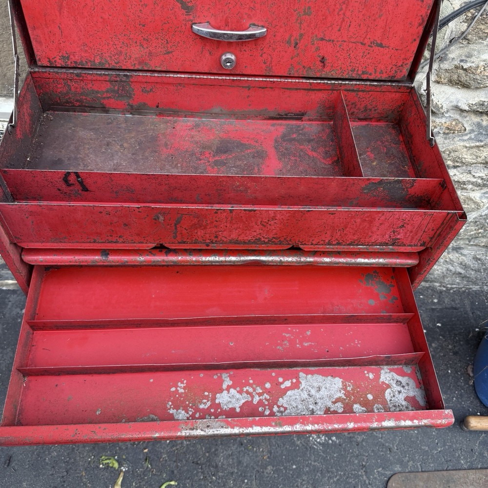 Vintage Snap On 6 Drawer Tool Chest Cabinet