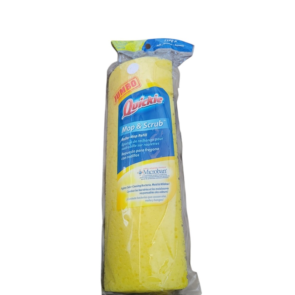 Quickie Jumbo Mop & Scrub Roller Refill #0553MB