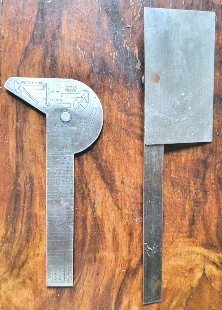 General Tools - No. 16 Multi-use Tool & No. 17 Steel Protractor Machinist Tools