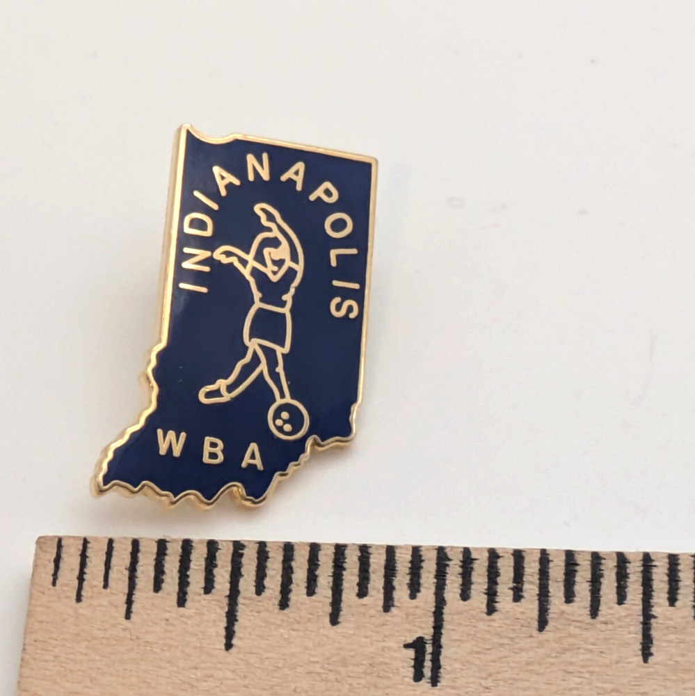 Indianapolis Womens Bowling Association WBA Lapel Pin