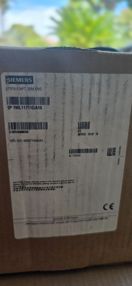 NEW SIEMENS  1P7ML11711EA10 XPS-15F  ECHOMAX 30M