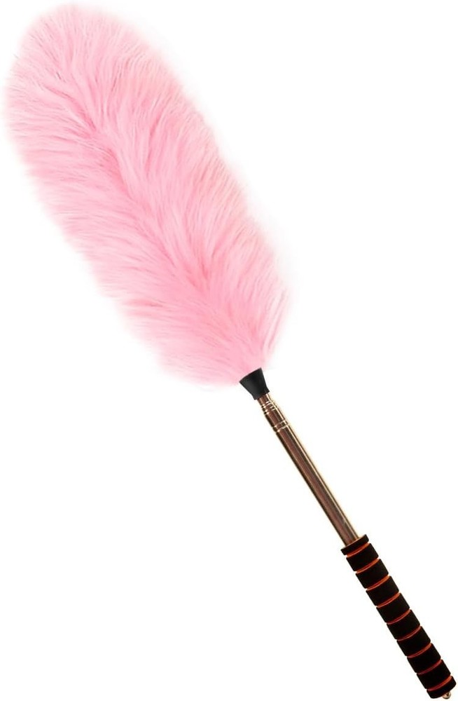 Lambswool Duster 14'' Length Solid Wooden Handle Leather Hang Strap Cleaning