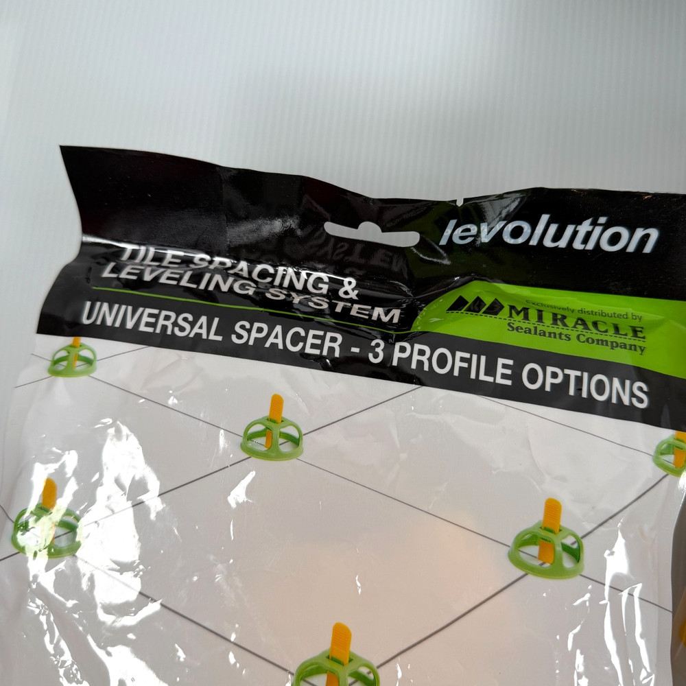 Levolution Flat Spacer PART A - Tile Leveling 50 Per Pack 1/8" ( Lot 2 Packs)