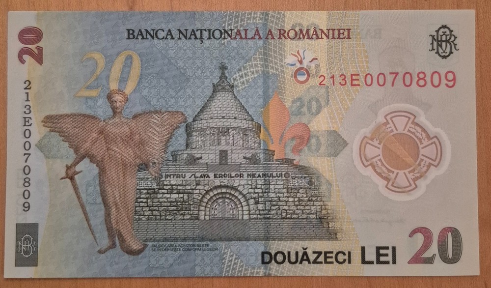 Romania 20 Lei 2021. P- 119 Aa. UNC