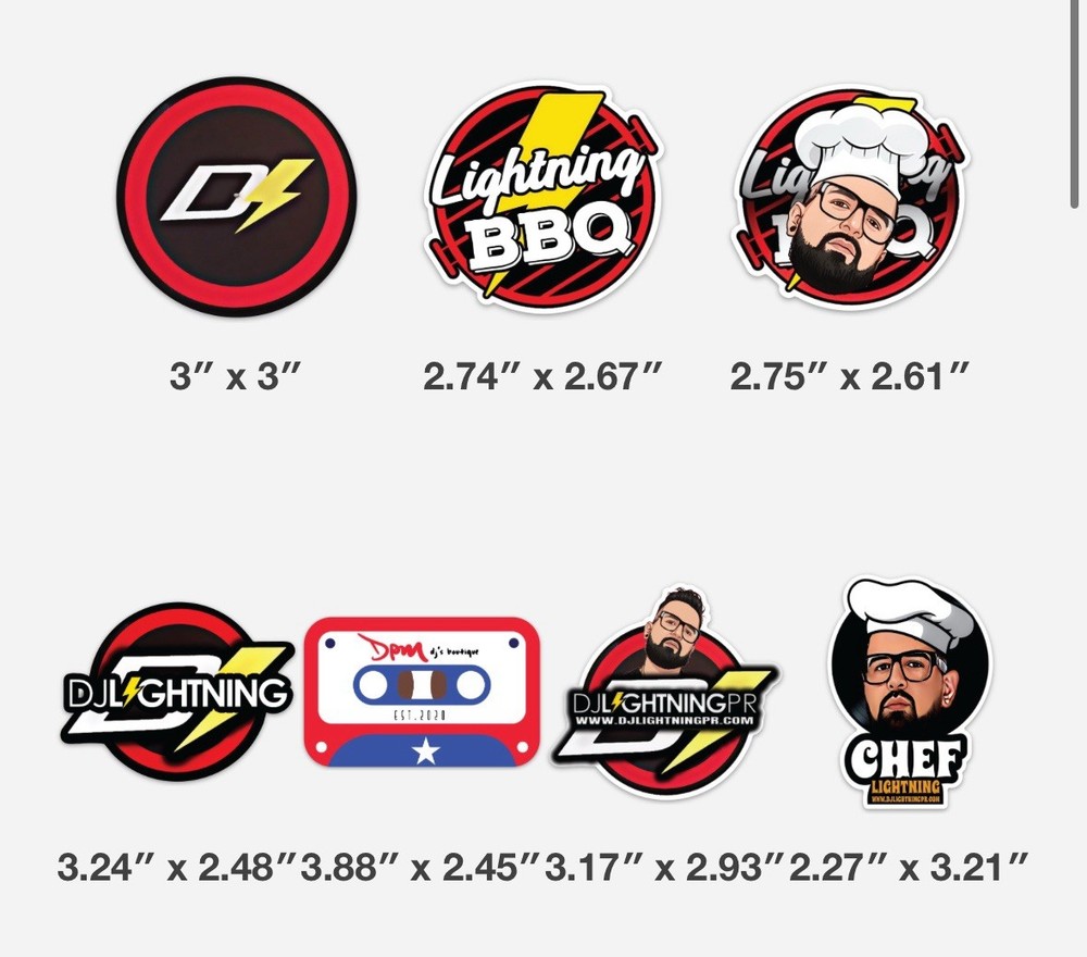 Dj Lightning Sticker Pack