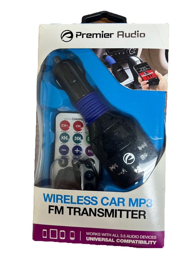 Premier Audio Wireless Car MP3 FM Transmitter