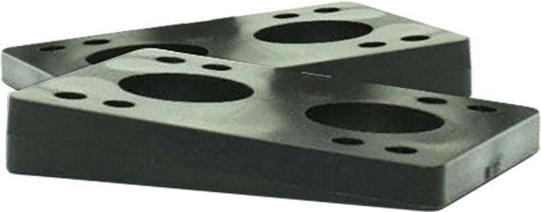 DOGTOWN WEDGE RISERS SET BLACK